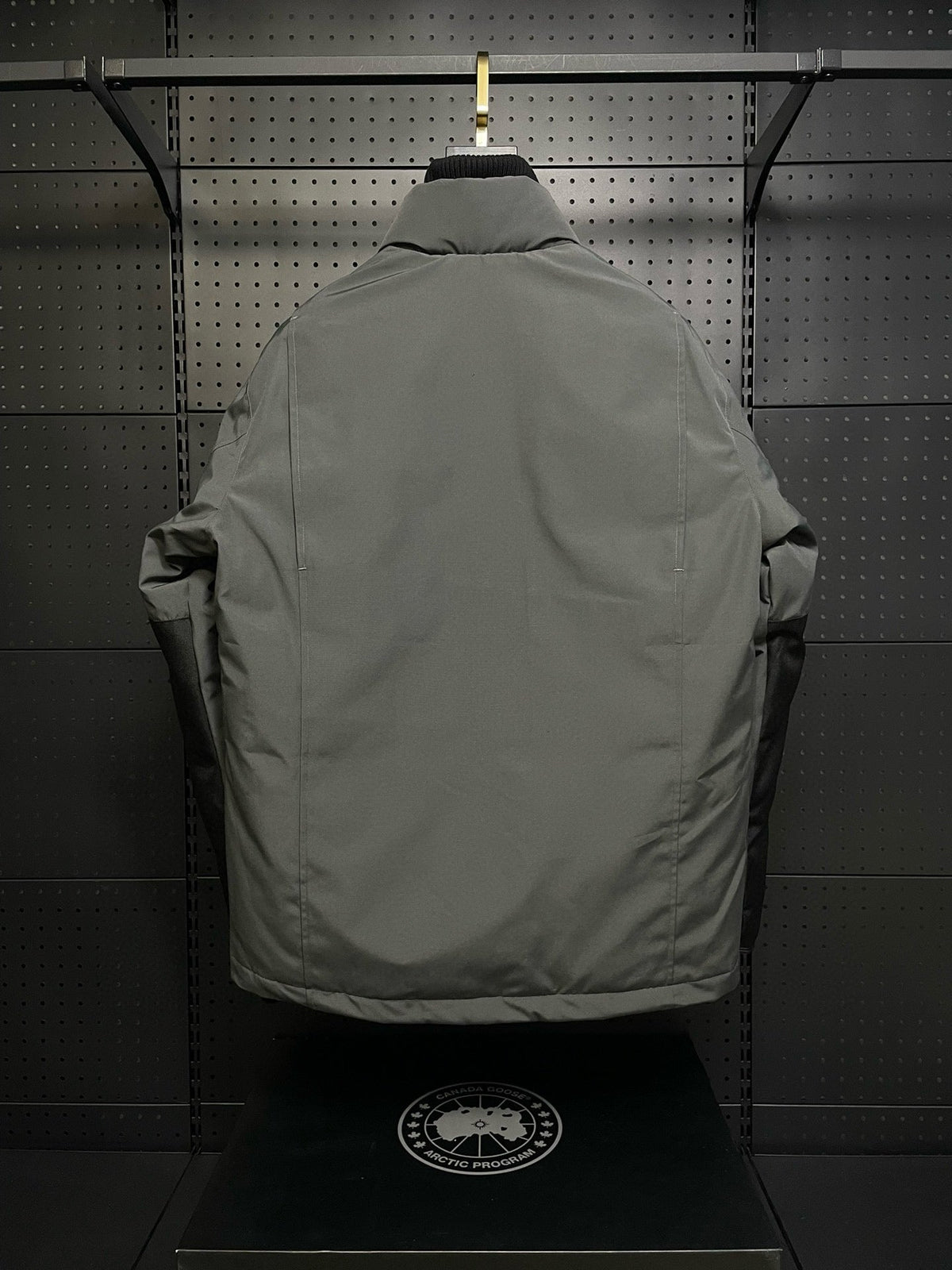 Black Nylon Down Parka - Men's