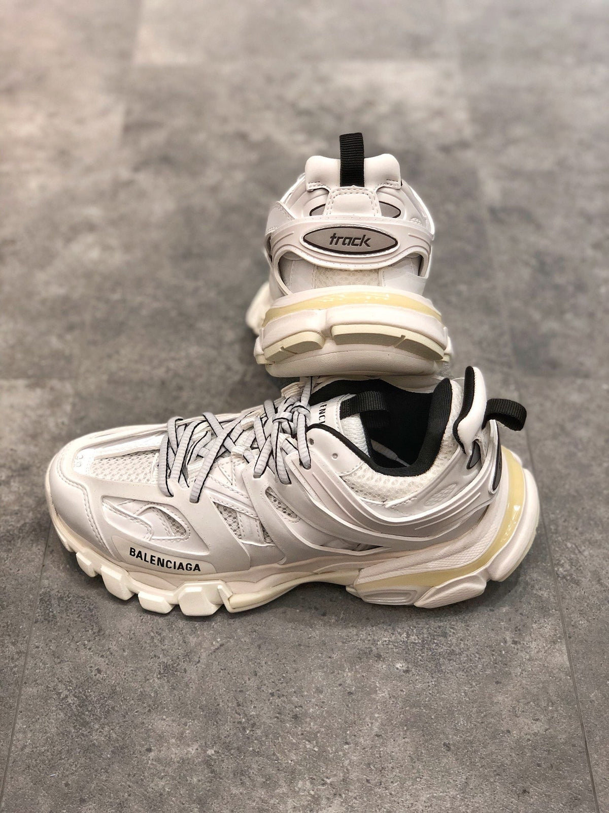Track White Sneakers