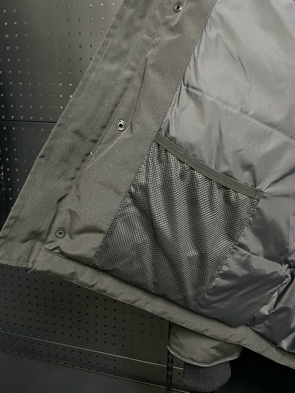 Black Nylon Down Parka - Men's