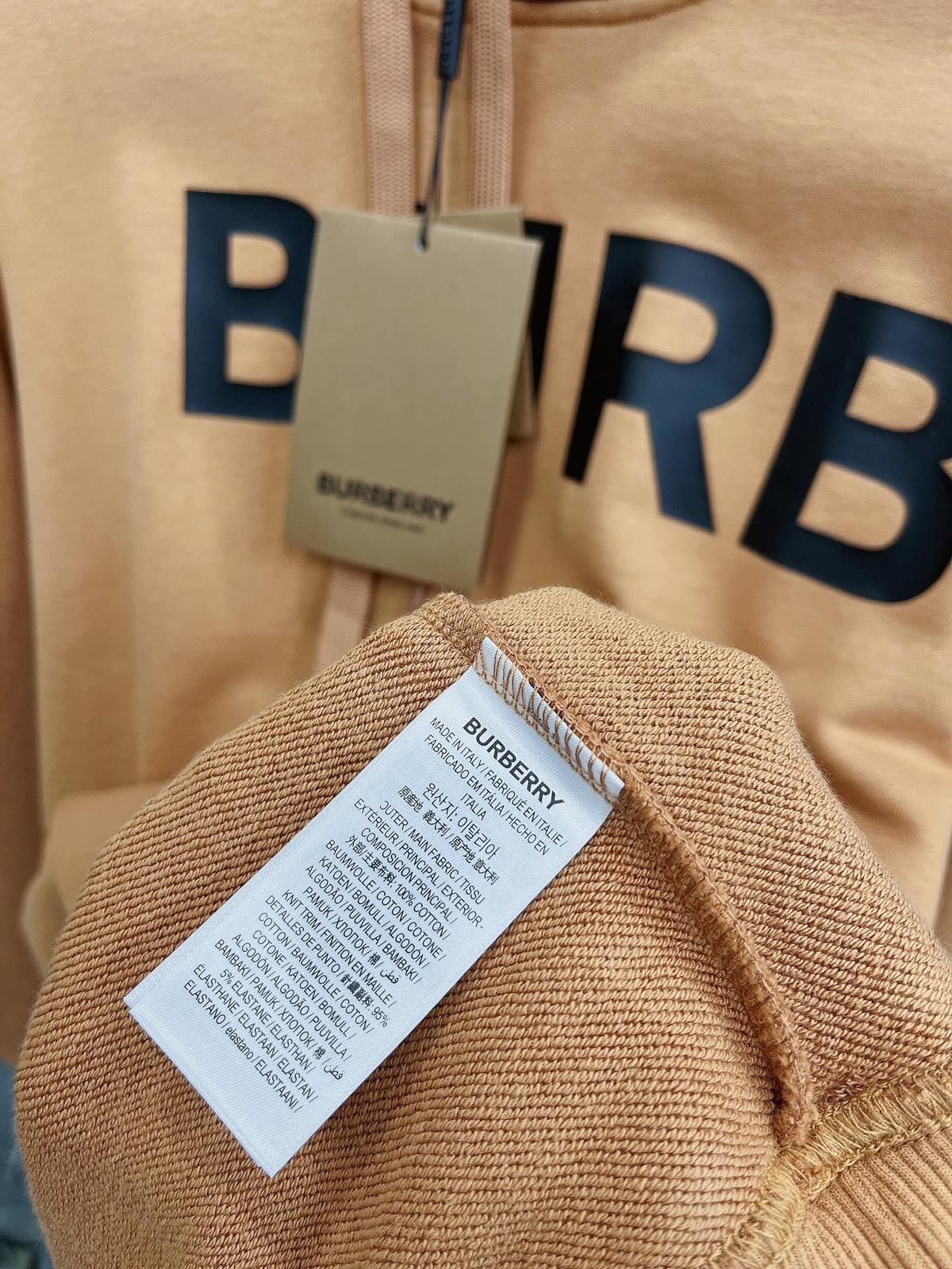 Black Cotton Text Print Pullover - Men's