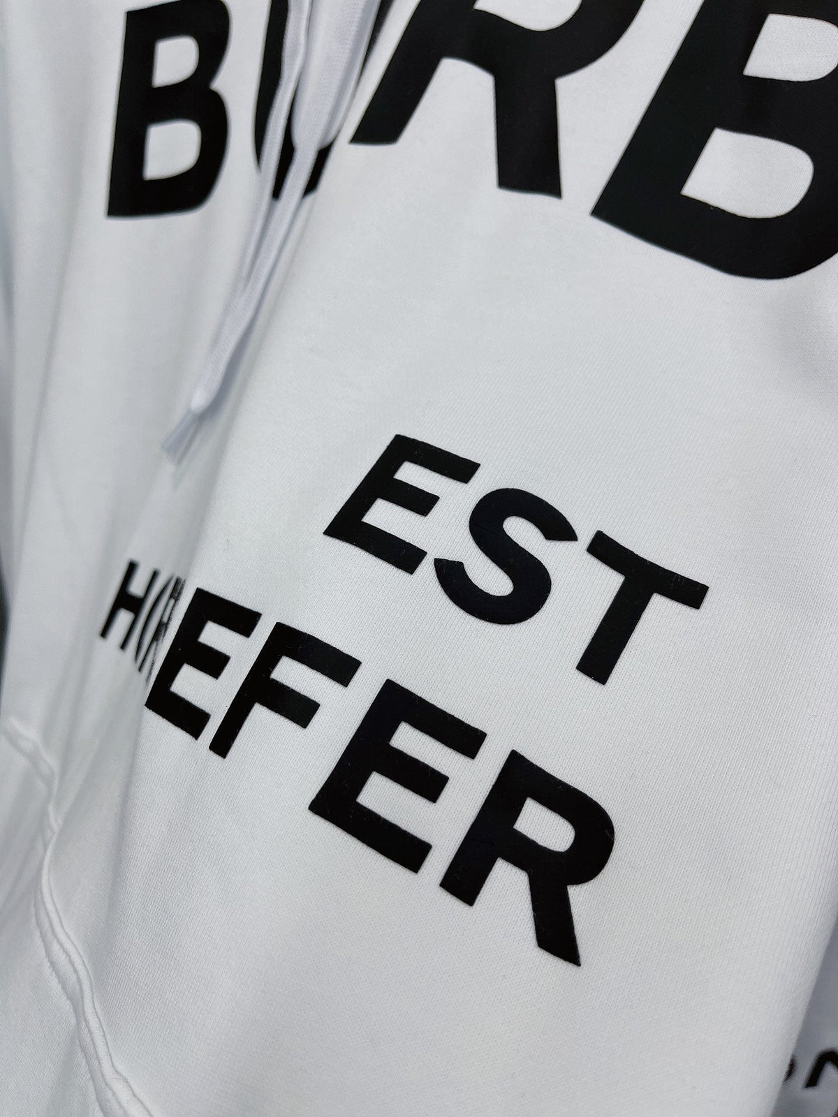Black Cotton Text Print Pullover - Men's