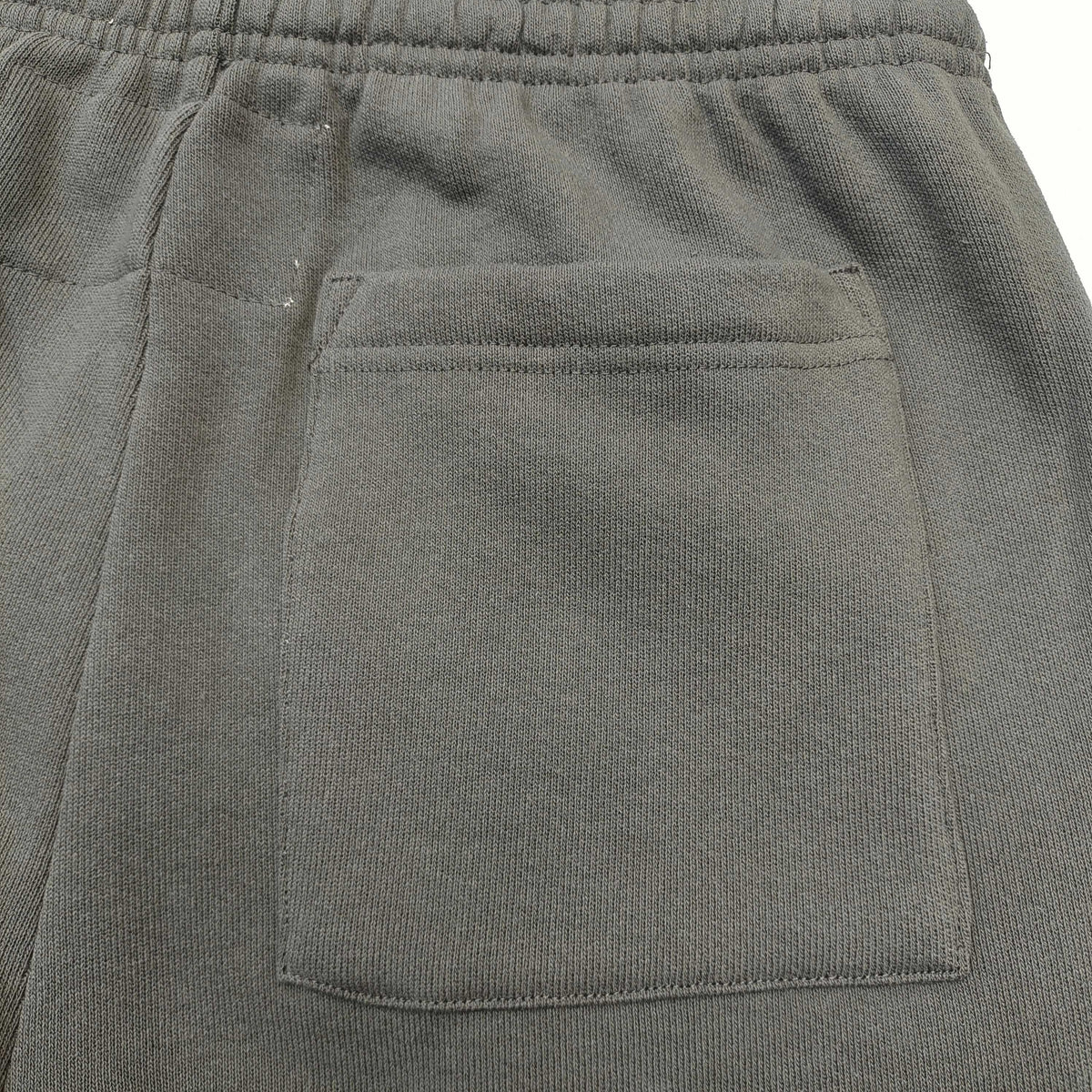 Grey Cotton Graphic Joggers - Men's