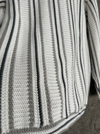 Pinstripe Silk Shirt - Men's