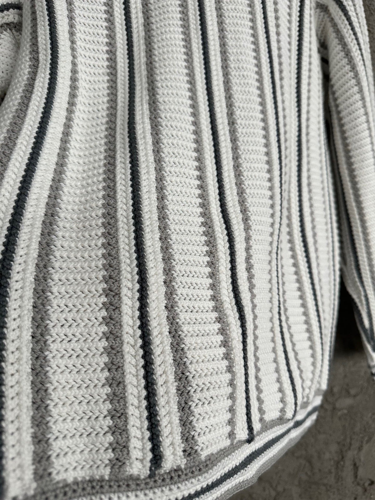 Pinstripe Silk Shirt - Men's