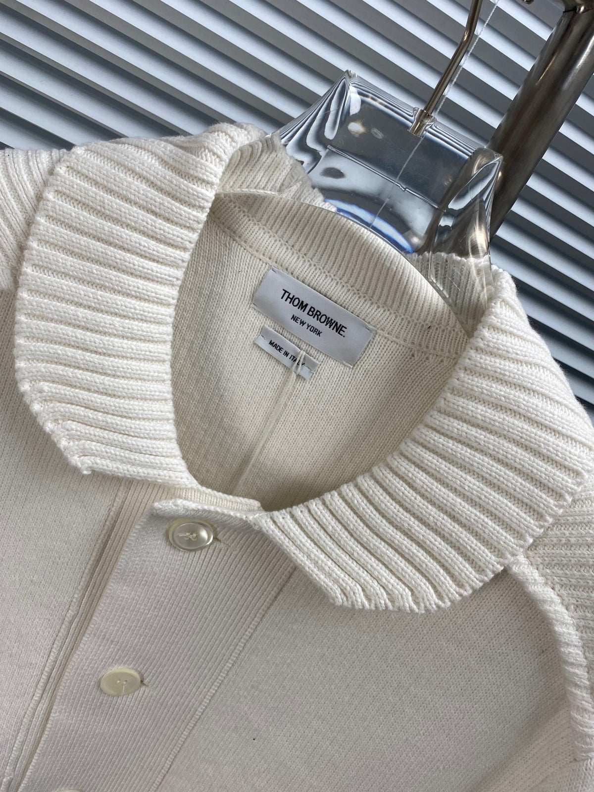 4-Bar Knit Jacket Grey - Men's