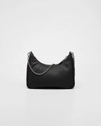 Re-Edition 2005 Re-Nylon bag – this versatile bag with Saffiano leather trim comes with a detachable pouch attached – LUX VERSE Luxury Designer Fashion Outlet