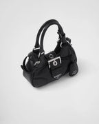 Moon Re-Nylon and leather bag – characterized by a harmonious and compact silhouette, this bag stands out for – LUX VERSE Luxury Designer Fashion Outlet