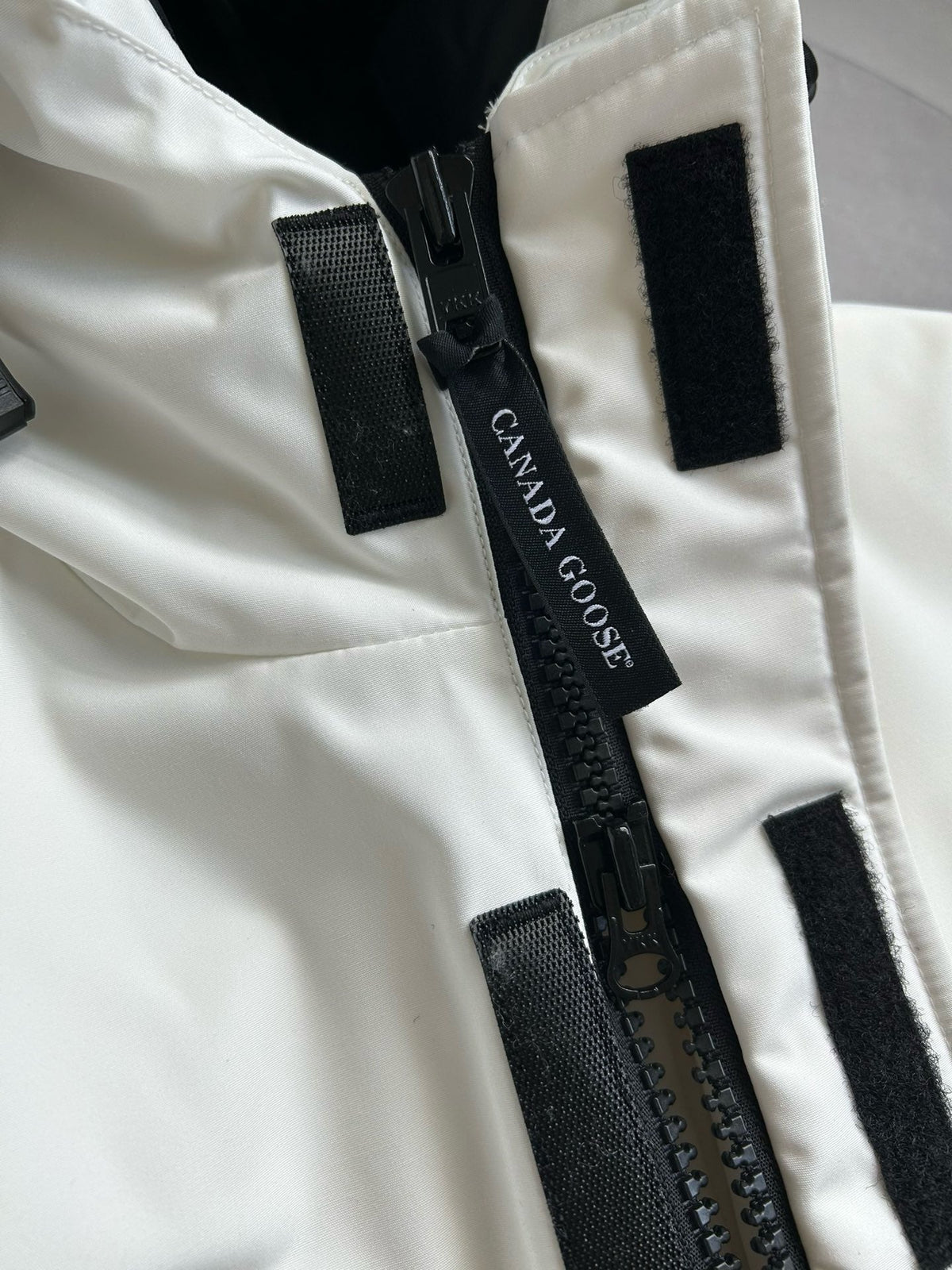 Black and White Parka - Men's