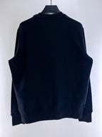 Navy Cotton Race Graphic Crewneck - Men's