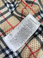 Navy Cotton Check Lined Zip-Through - Men's