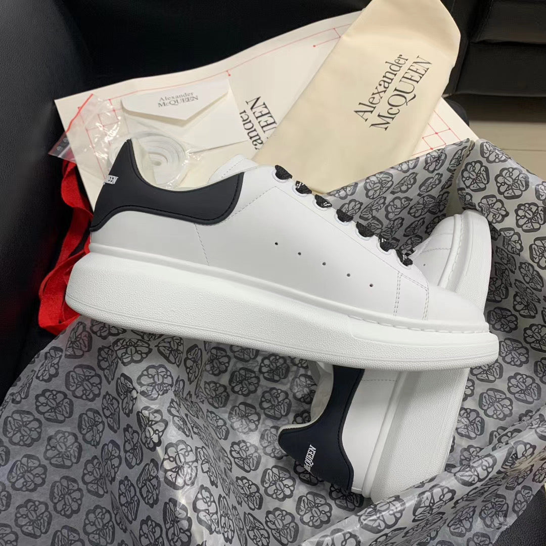 Oversized Black Tab Sneakers