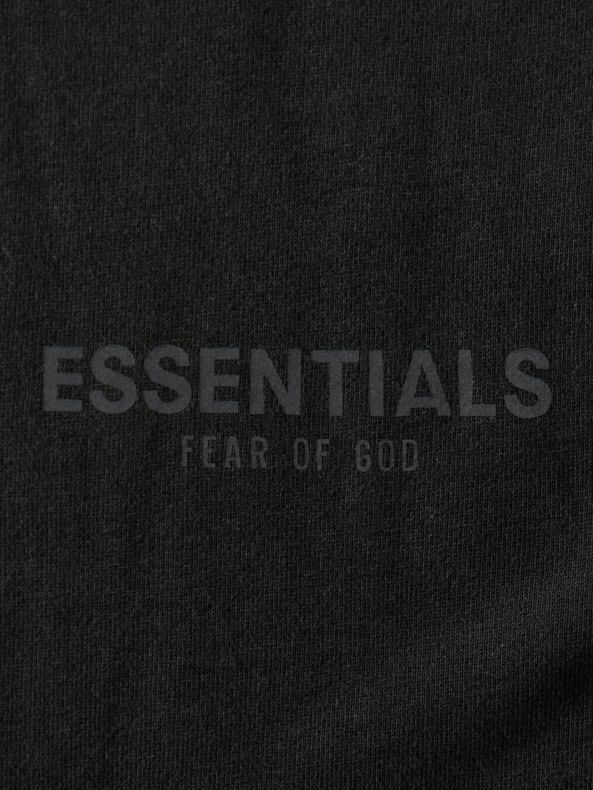 Essentials Black Tonal Sweat Trousers - Men's
