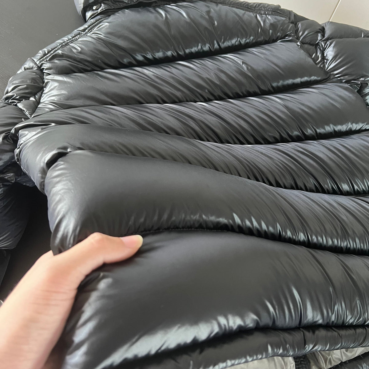 Black Puffer Jacket - Men's