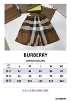 Brown Cotton Check Drawstring - Men's