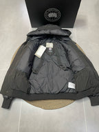 Black and White Puffer Jacket - Men's