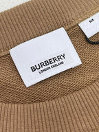Navy Cotton Tonal Emblem Crewneck - Men's