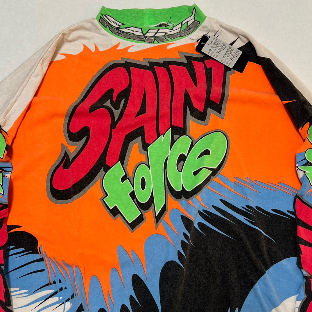 Cream Wool Graphic Crewneck - Men's