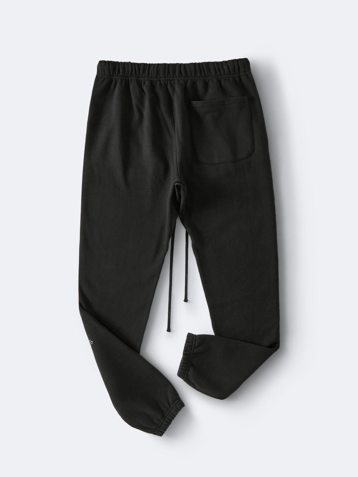 Essentials Black Tonal Sweat Trousers - Men's