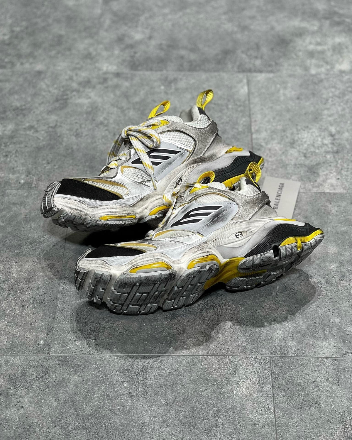Silvery Yellow Sneakers