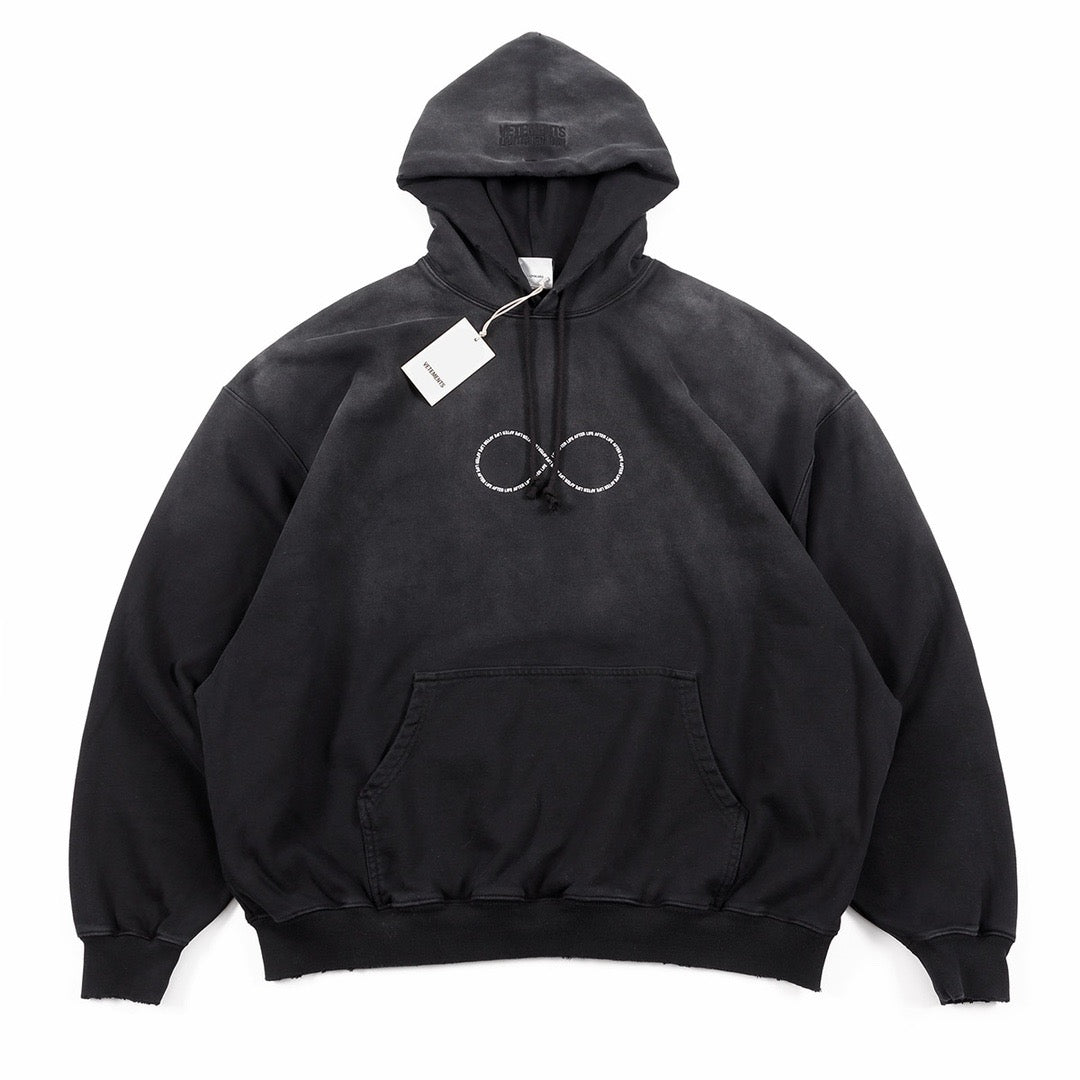 Washed Infinity Graphic Hoodie - Men's