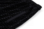 Black Jacquard Monogram Drawstring - Men's