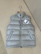Blue Nylon Quilted Gilet - Men's