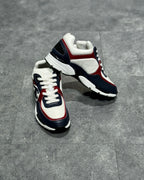 White Mesh Colourblock Chunky - Women's