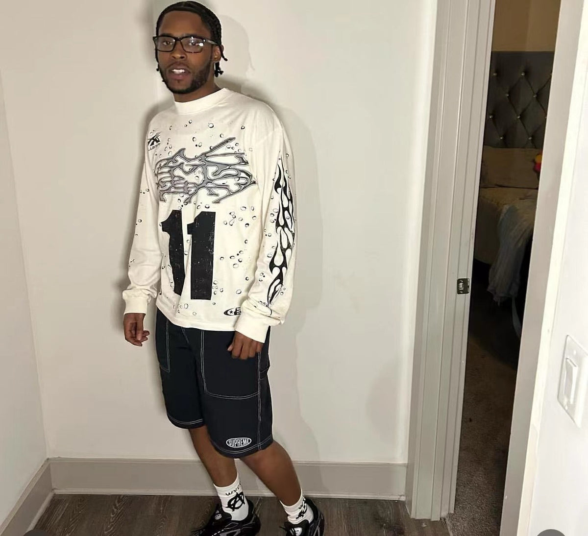 Black and White T-Shirt - Men's