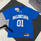 Black Jersey Numeral Short-Sleeve - Men's