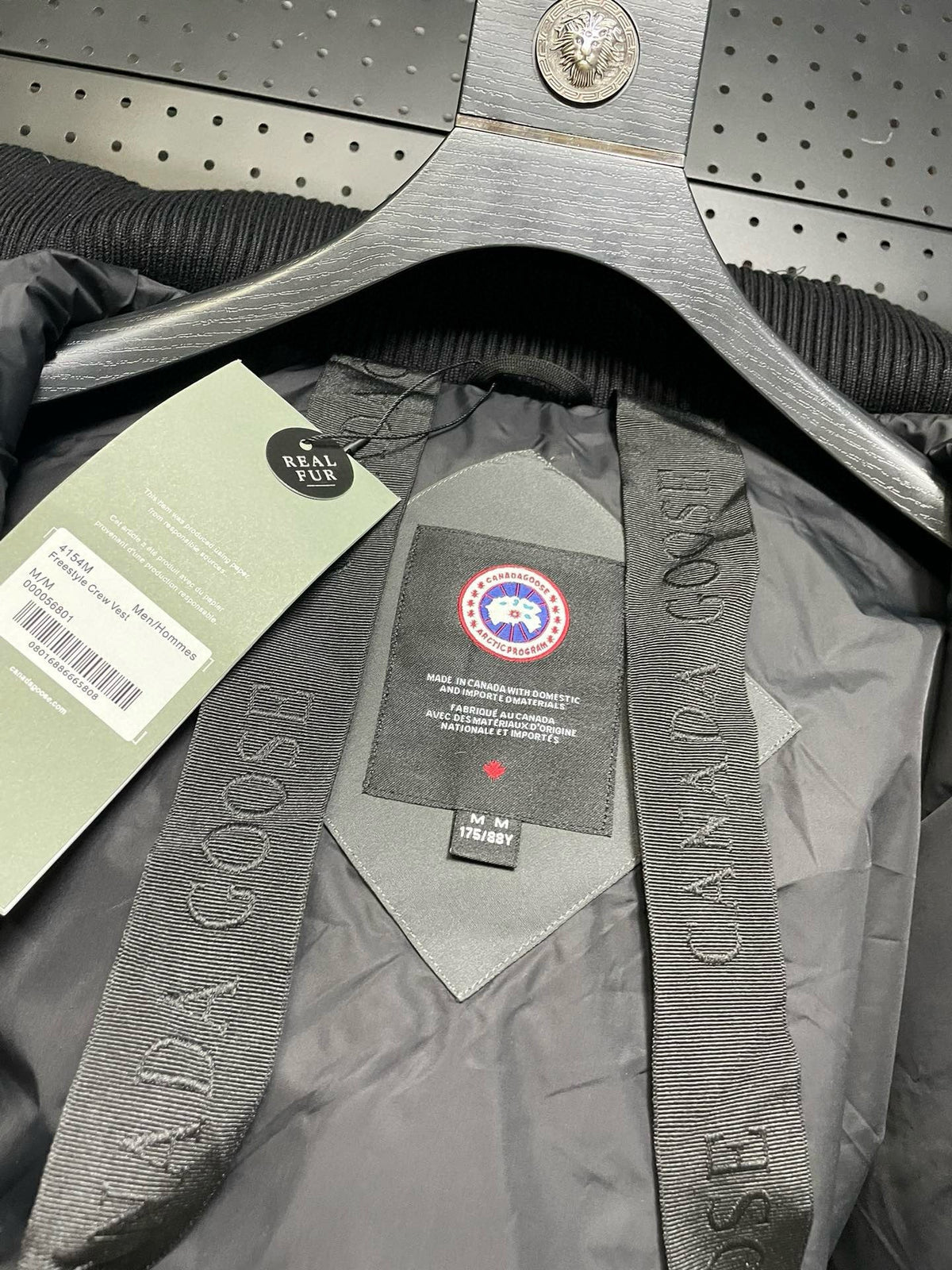 Black Nylon Down Parka - Men's