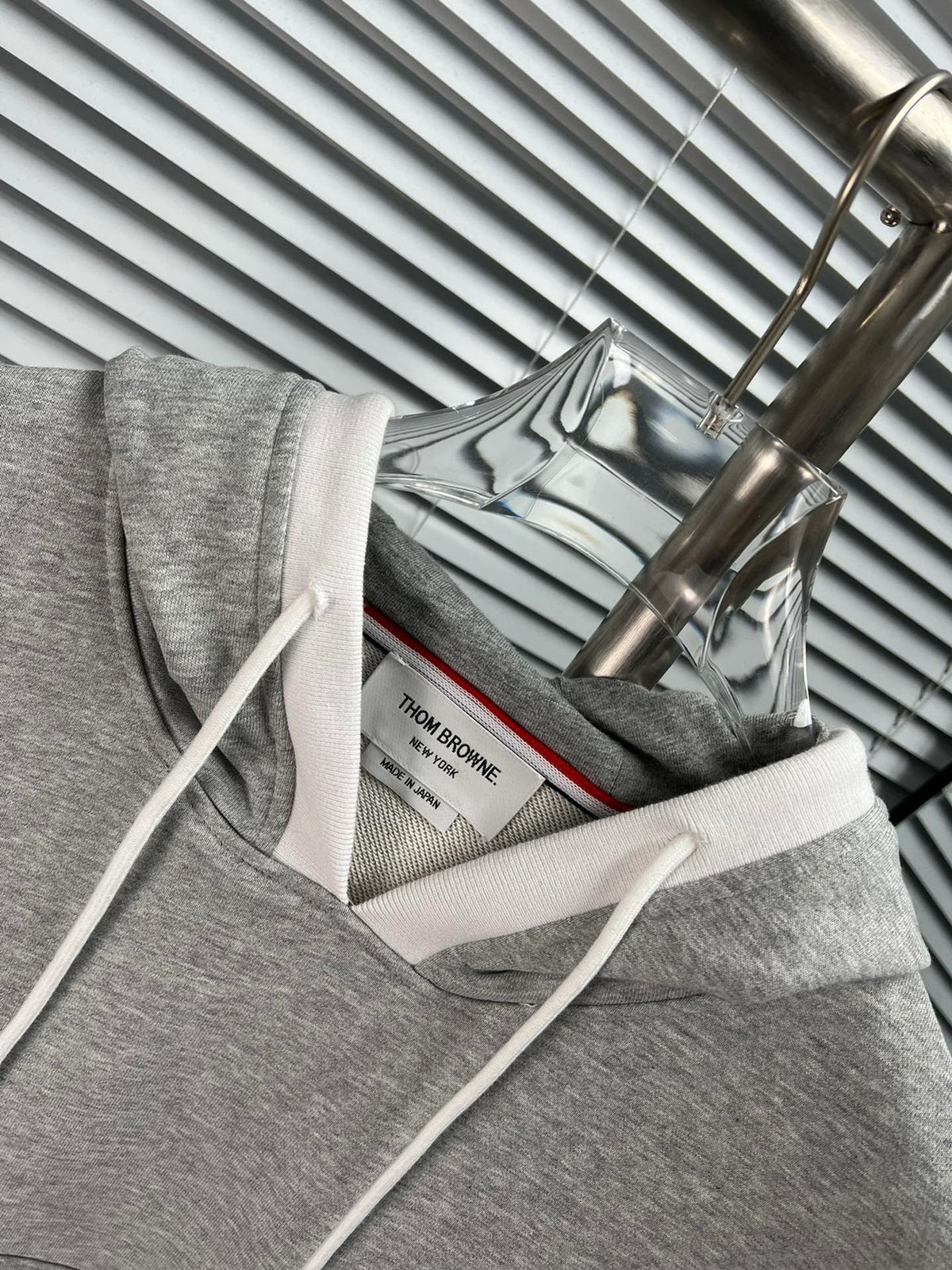 Grey Cotton Colourblock Zip-Through - Men's