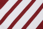 Grey Cotton Bar Stripe Pullover - Men's