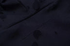 Black Cotton Logo Pullover - Men's
