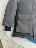 Black and White Parka - Men's