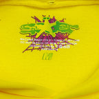 Yellow Cotton Star Print Pullover - Men's