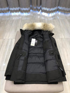 Black and White Parka - Men's