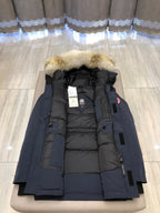 Black and White Parka - Men's