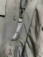 Black Nylon Down Parka - Men's