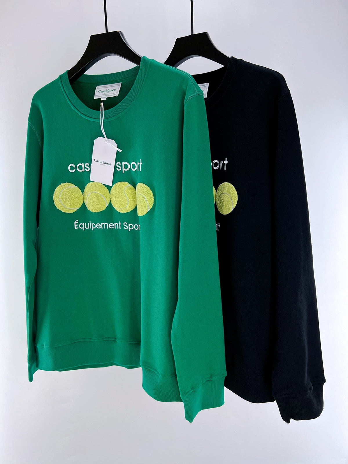 Navy Cotton Ball Graphic Crewneck - Men's