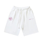 Black Cotton Rose Logo Drawstring - Men's