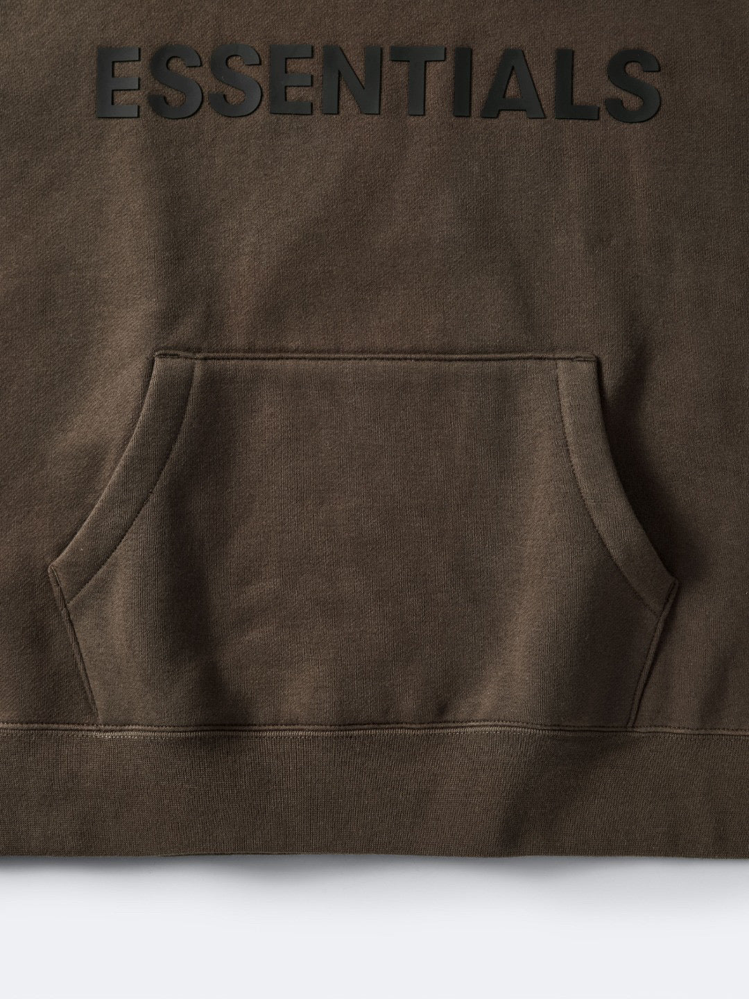 Brown Cotton Logo Pullover - Men's