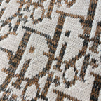 Cream Jacquard Monogram Cardigan - Men's