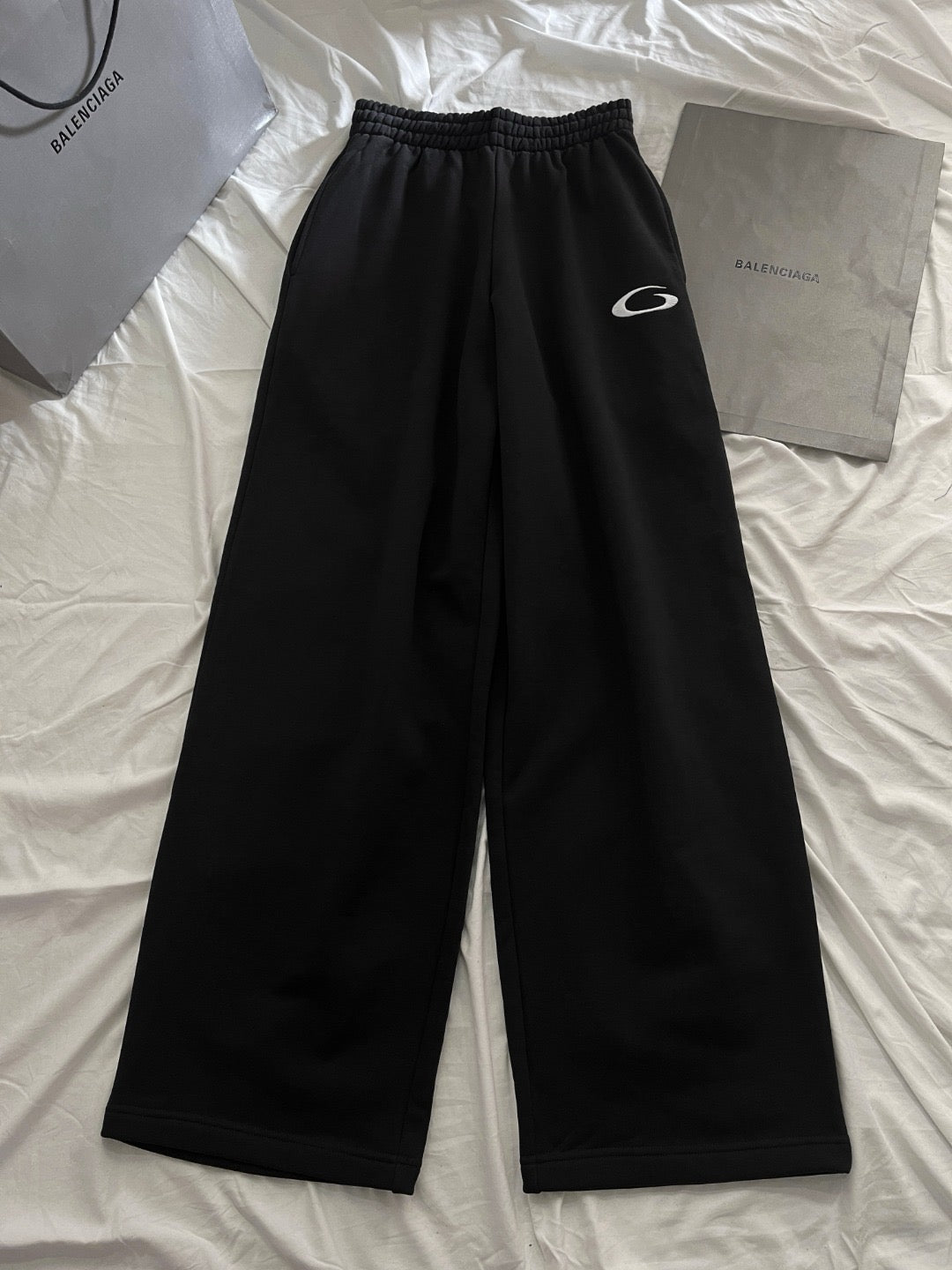 Wide-Leg Logo Trousers - Men's