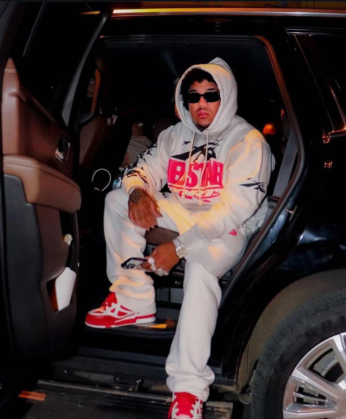 White Hoodie - Men's