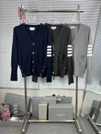 4-Bar Cardigan Navy - Men's