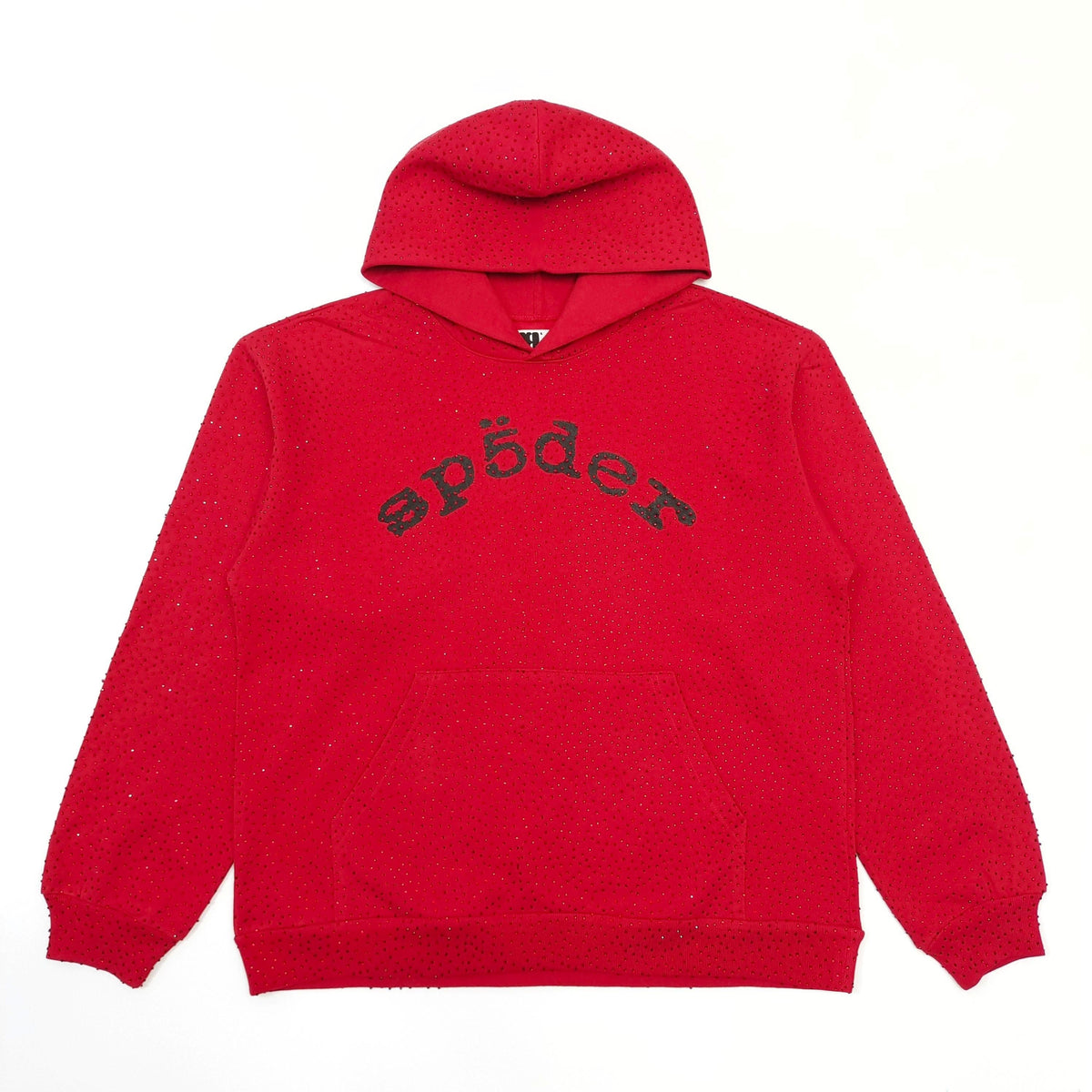 Red Cotton Graphic Pullover - Men's