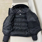 Black Puffer Jacket - Men's