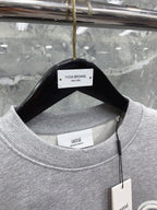 Navy Cotton Heart Logo Crewneck - Men's