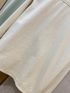 Cream Corduroy Patch Long-Sleeve - Men's