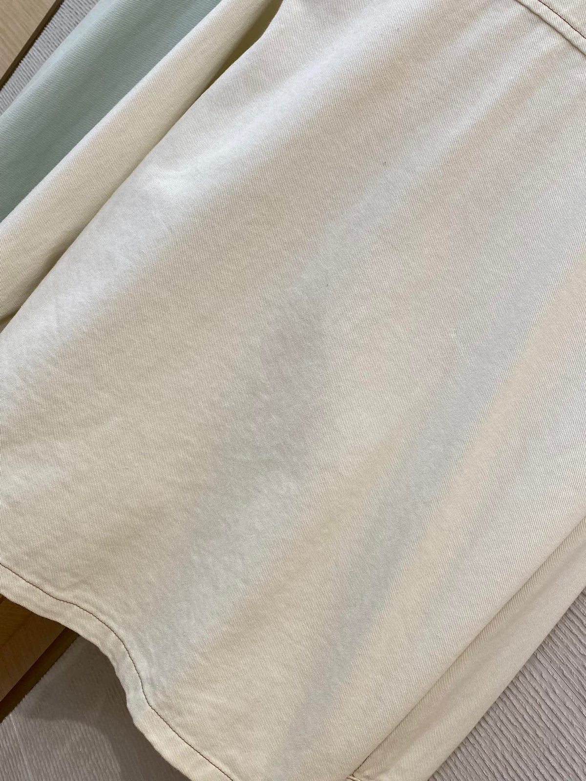 Cream Corduroy Patch Long-Sleeve - Men's